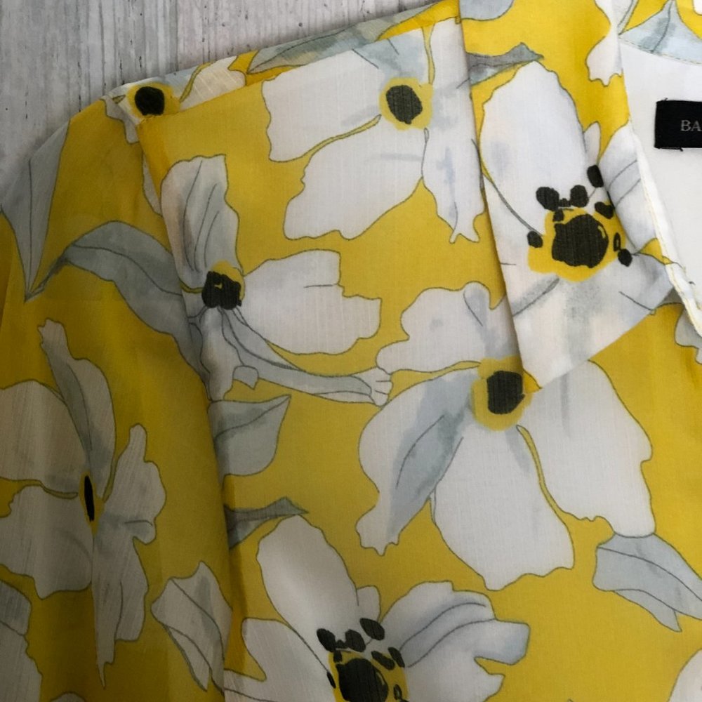 Banana Republic Yellow Floral Maxi Dress - Picture 8 of 13